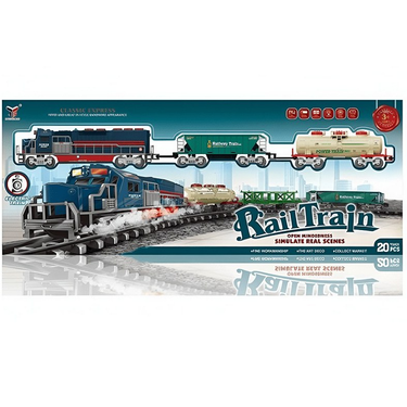 20Pcs Battery Operated Orbital Train Track Set
